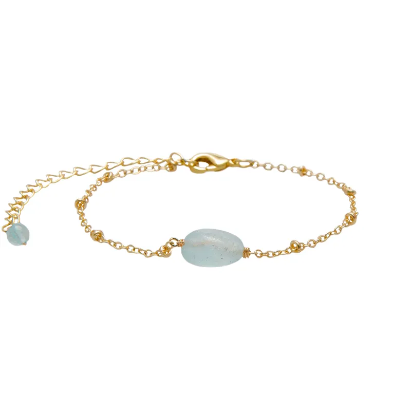 Aquamarine Bracelet sold by Lotus & Luna