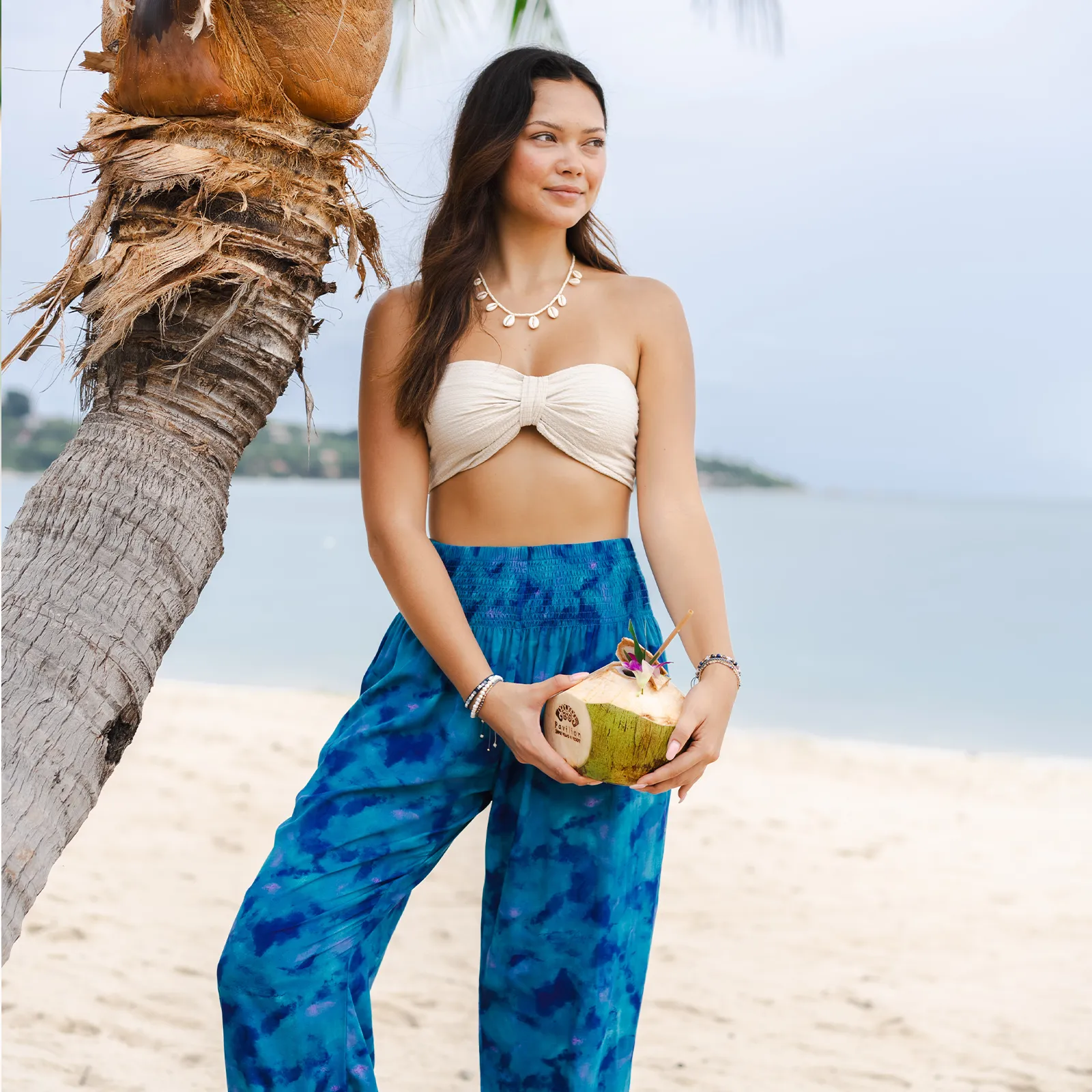 Free Spirit Tie Dye Harem Pants sold by Lotus & Luna product image thumbnail 2