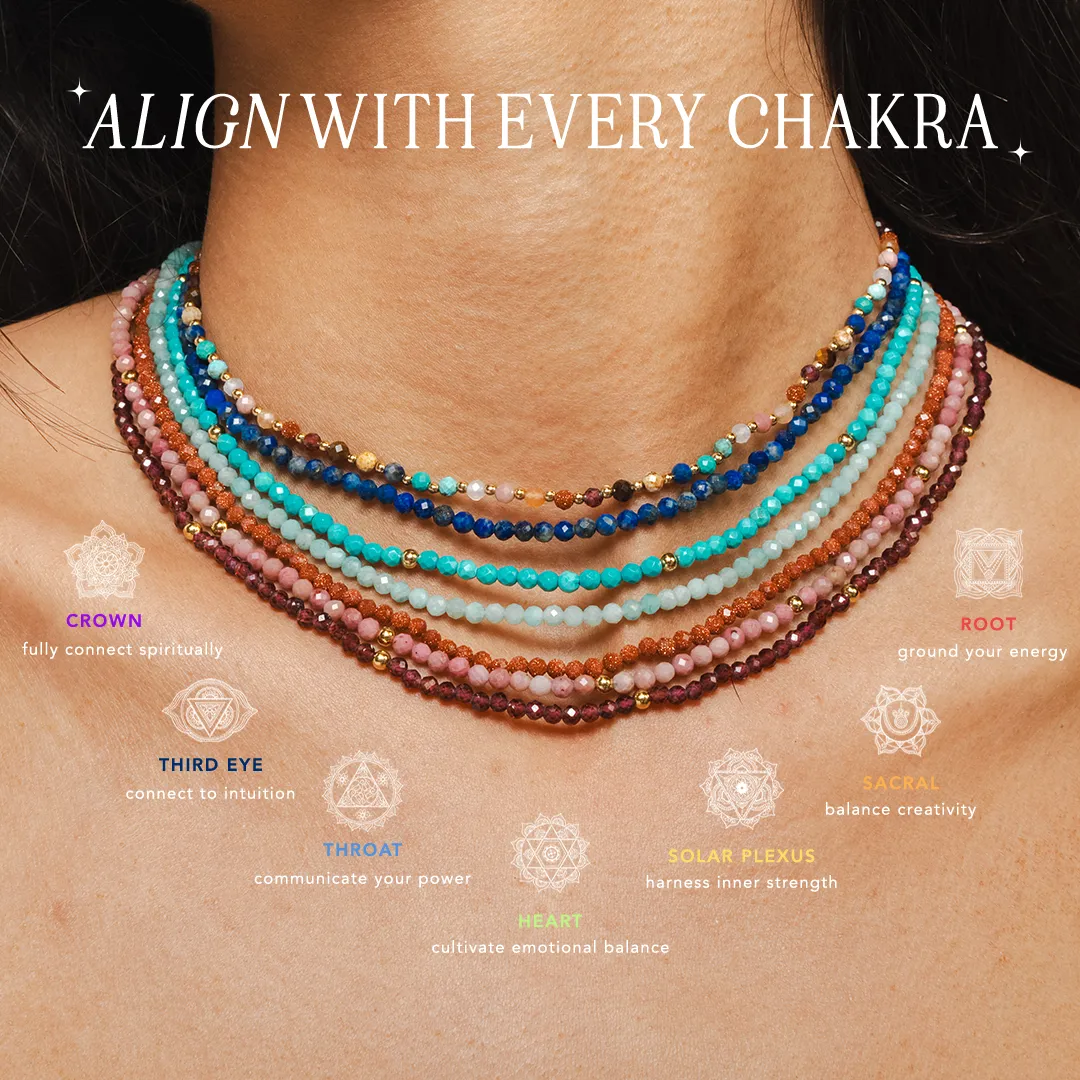 Inner Peace 3mm Healing Necklace sold by Lotus & Luna product image thumbnail 3