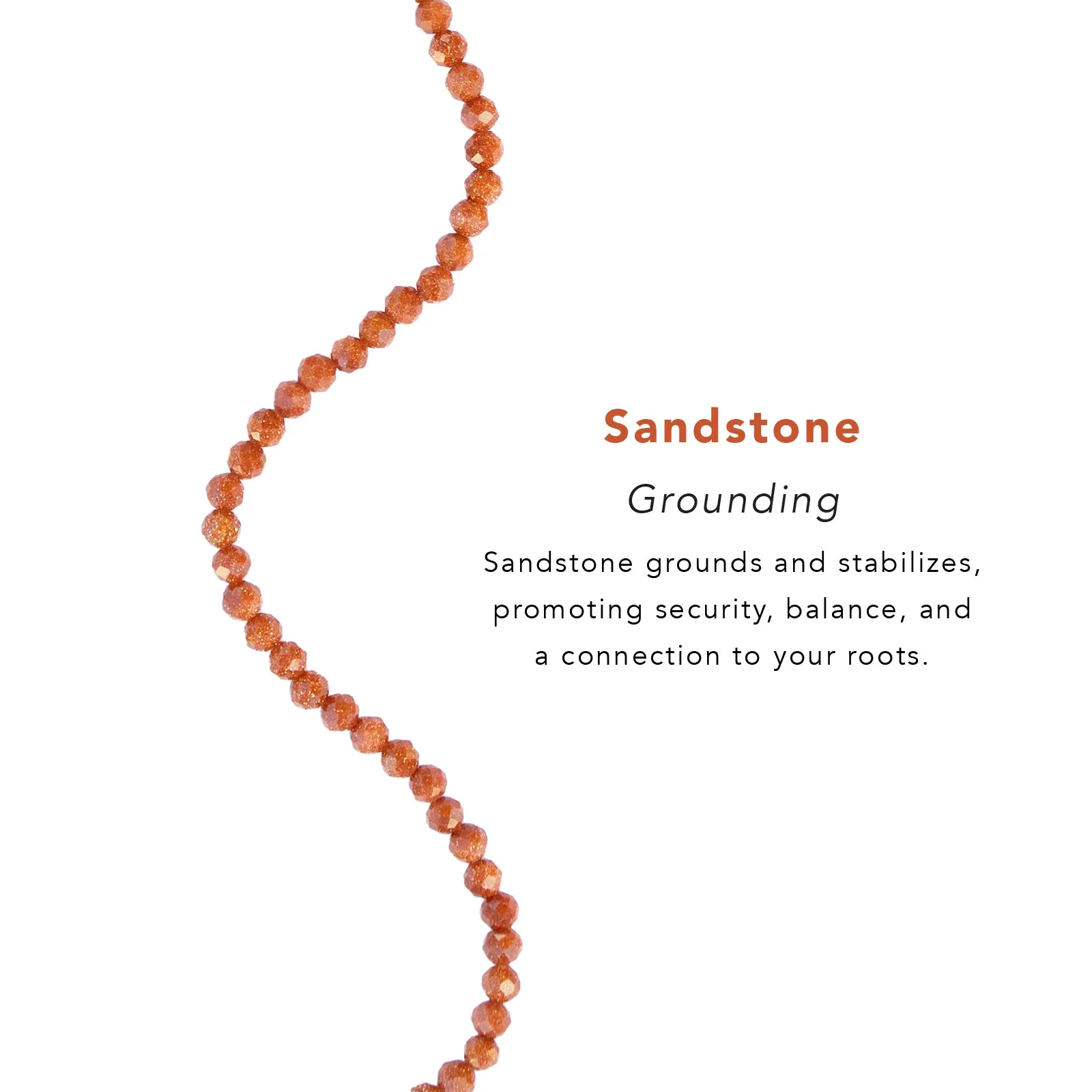 Grounding 3mm Healing Necklace sold by Lotus & Luna product image thumbnail 4