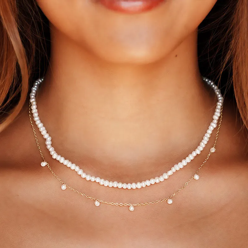 3mm Self Love Dewdrop Necklace sold by Lotus & Luna product image thumbnail 5
