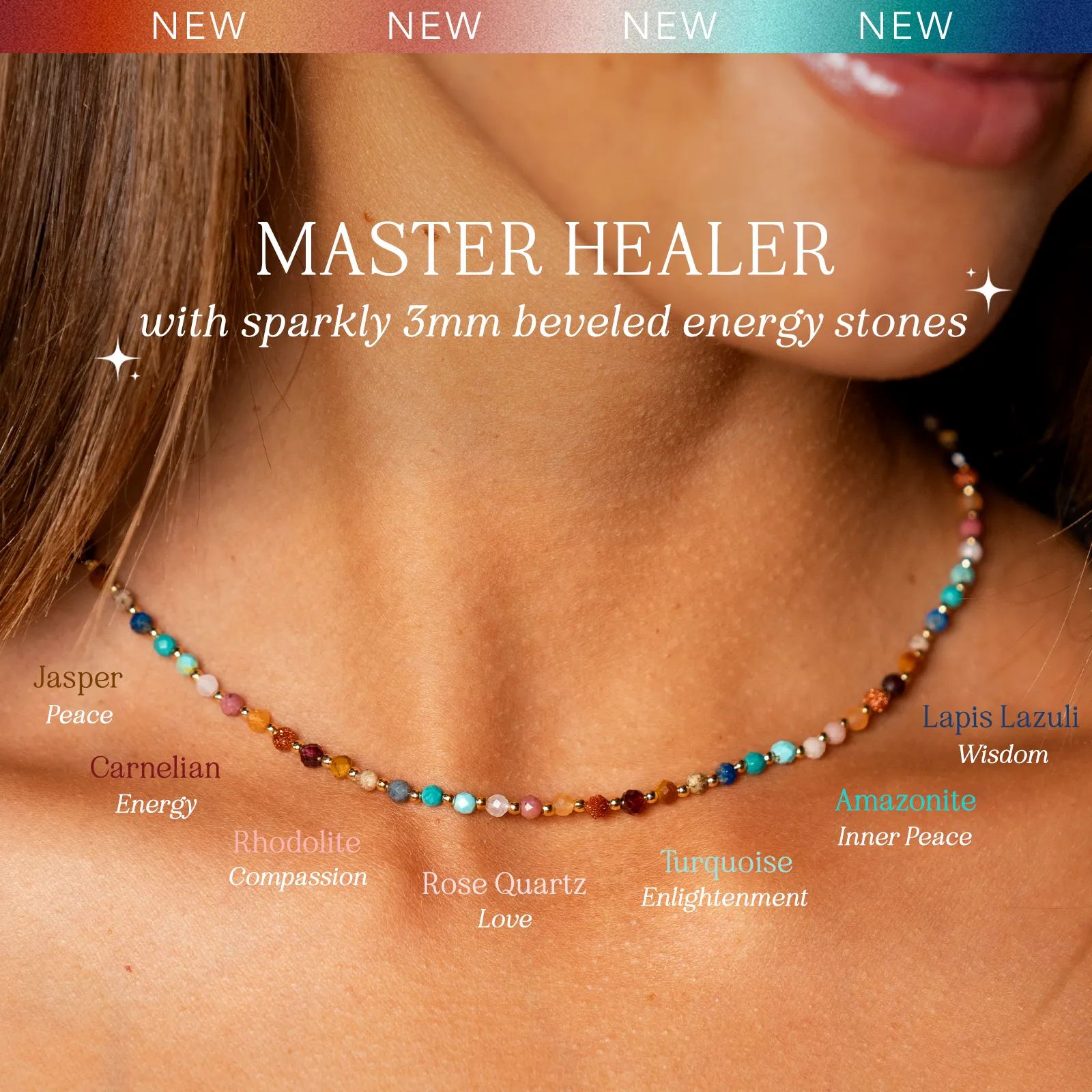 3mm Master Healer Jewelry Bundle sold by Lotus & Luna product image thumbnail 4