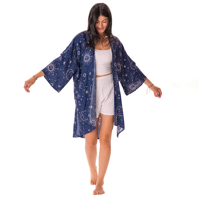 Indigo Cosmic Sky Cover Up sold by Lotus & Luna