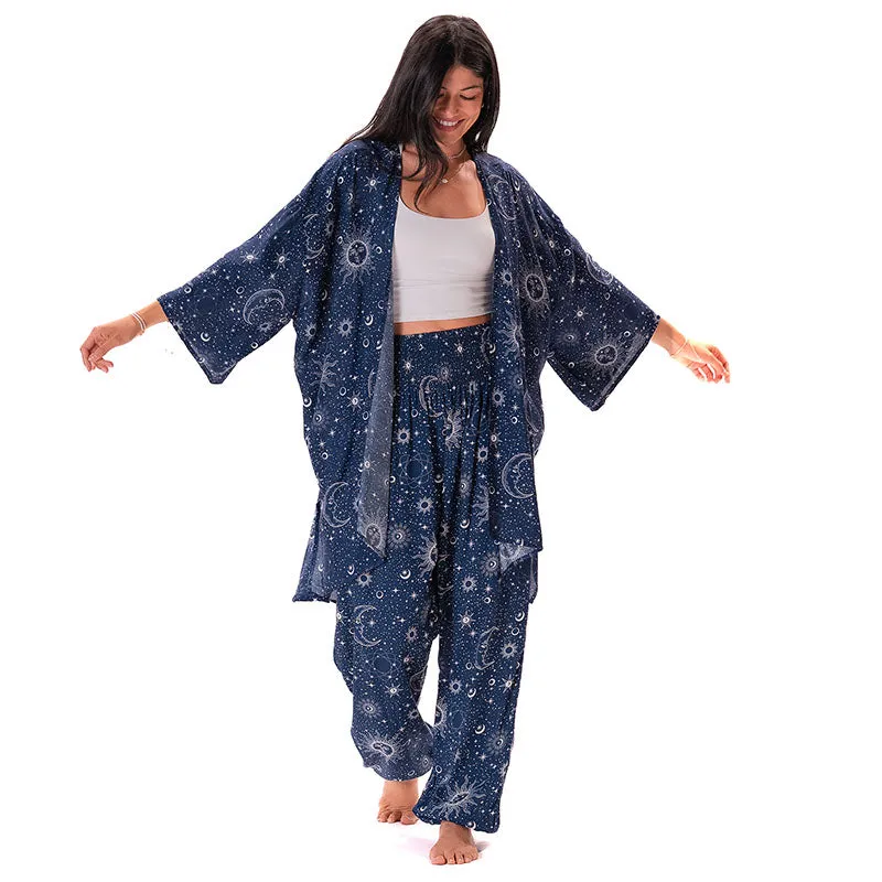 Indigo Cosmic Sky Lounge Set sold by Lotus & Luna