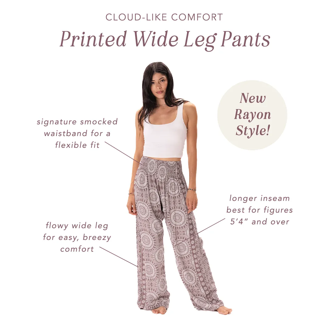 Nosara Printed Wide Leg Pants sold by Lotus & Luna product image thumbnail 4