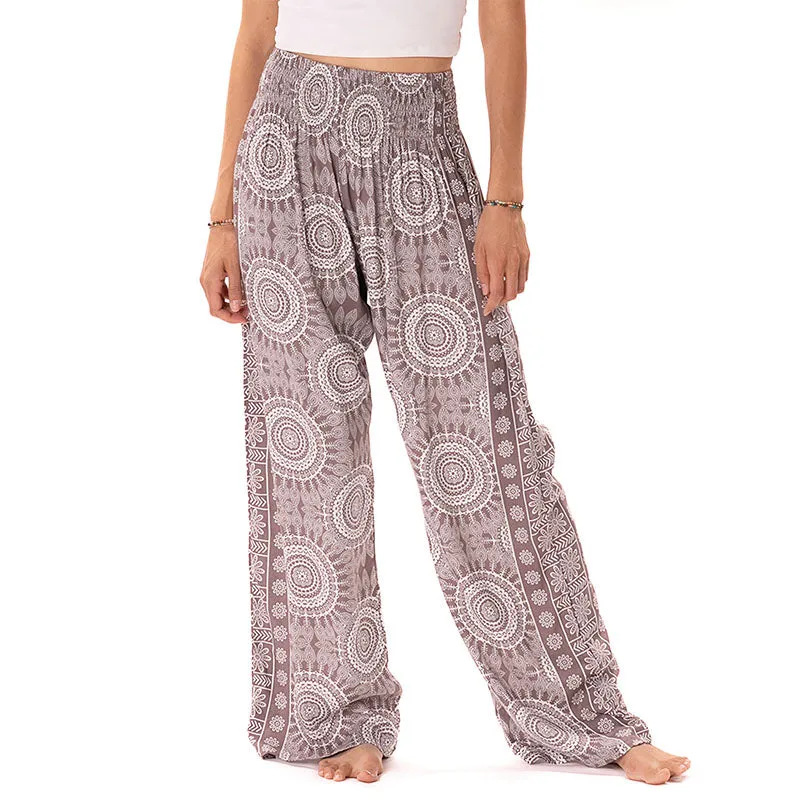 Nosara Printed Wide Leg Pants made by Lotus & Luna