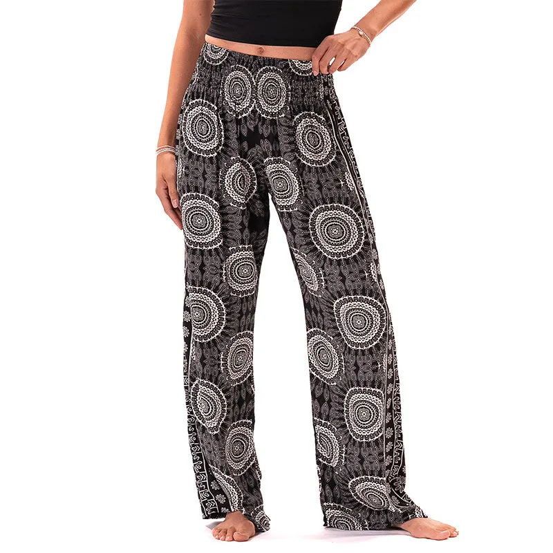 Bondi Printed Wide Leg Pants made by Lotus & Luna