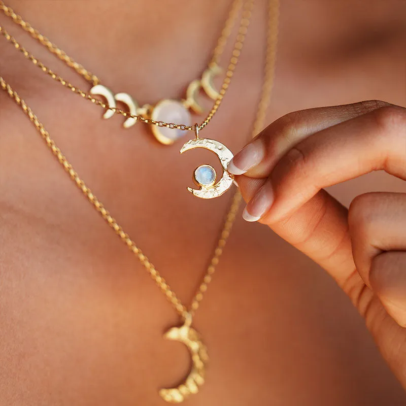 Moon Glow Necklace sold by Lotus & Luna product image thumbnail 3