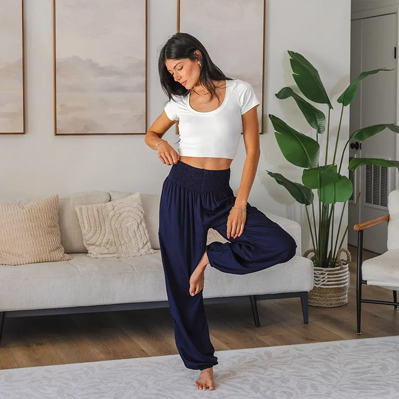 Oxford Harem Pants sold by Lotus & Luna product image thumbnail 4