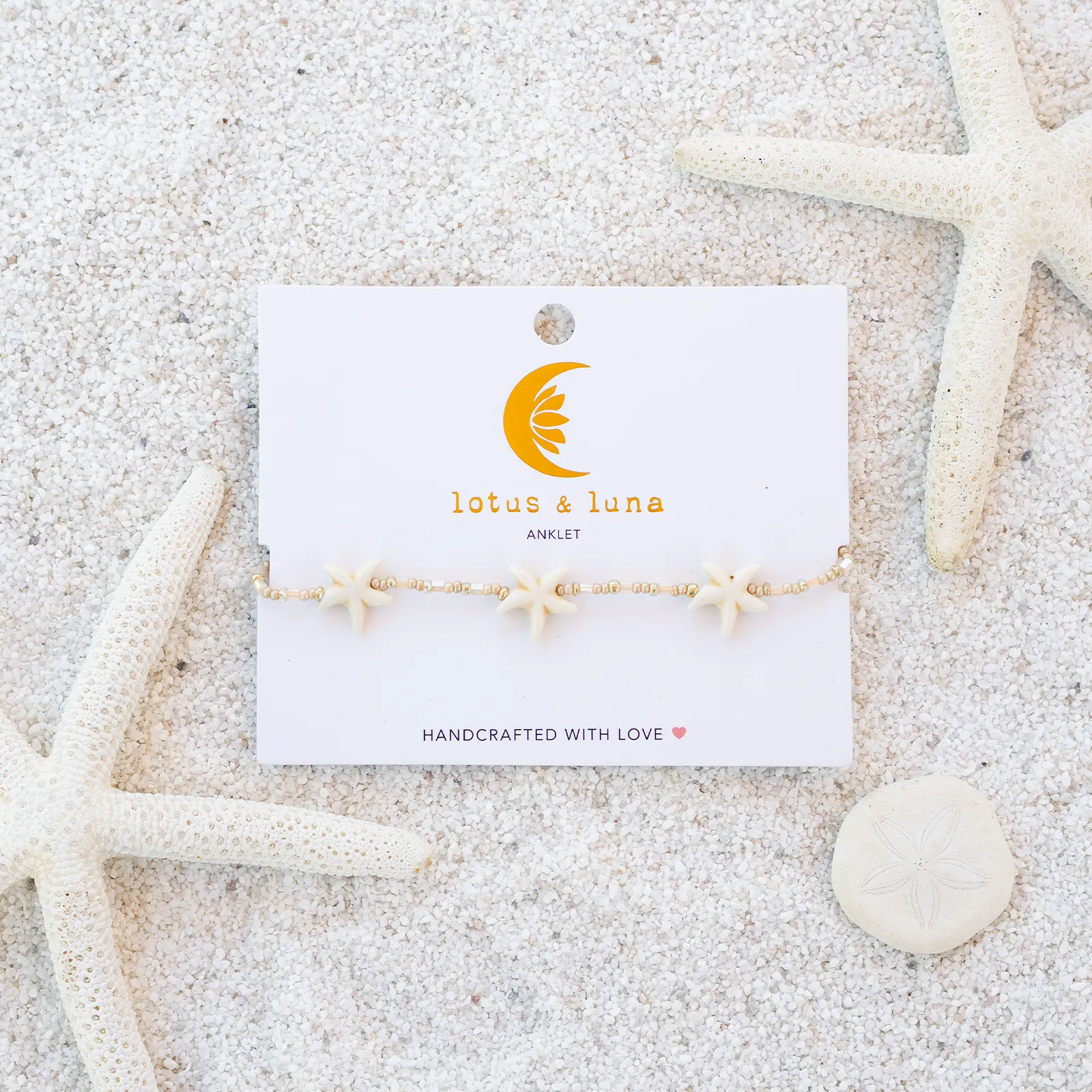 Sandy Seastar Anklet sold by Lotus & Luna product image thumbnail 4