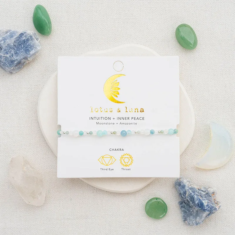 Intuition + Inner Peace Mixed Healing Bracelet sold by Lotus & Luna product image thumbnail 4