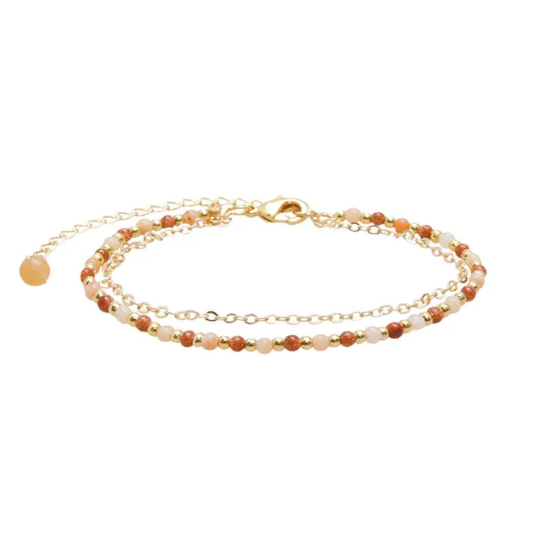 Joy + Stability 2mm Healing Bracelet sold by Lotus & Luna