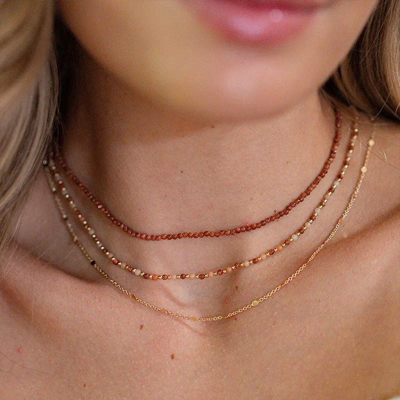 Joy + Stability 2mm Healing Necklace sold by Lotus & Luna product image thumbnail 2