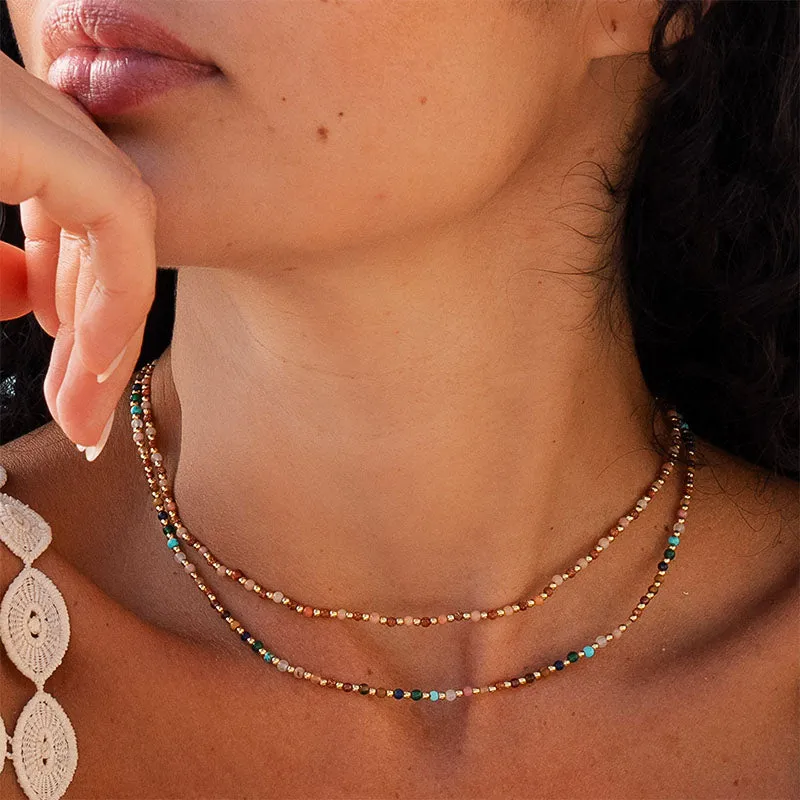 Joy + Stability 2mm Healing Necklace sold by Lotus & Luna product image thumbnail 3