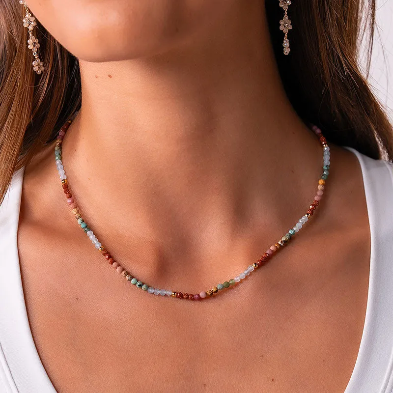 Peace, Hope, and Love 3mm Healing Necklace sold by Lotus & Luna product image thumbnail 2