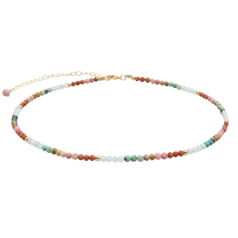 Peace, Hope, and Love 3mm Healing Necklace sold by Lotus & Luna