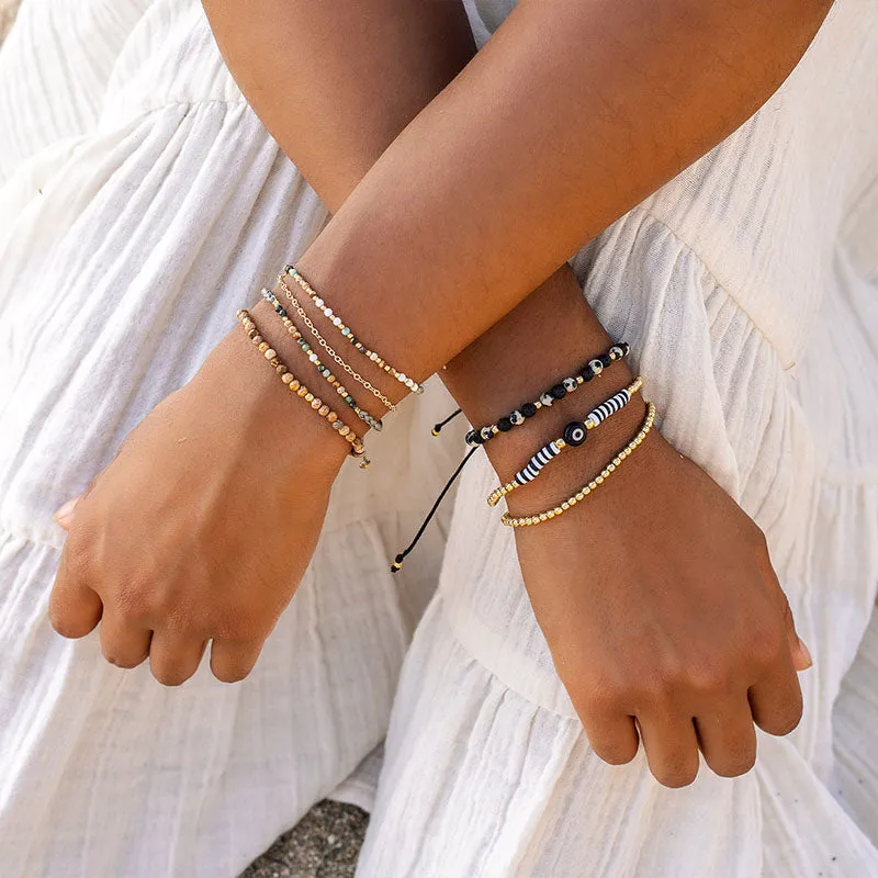 Peace + Strength 4mm Healing Bracelet sold by Lotus & Luna product image thumbnail 3