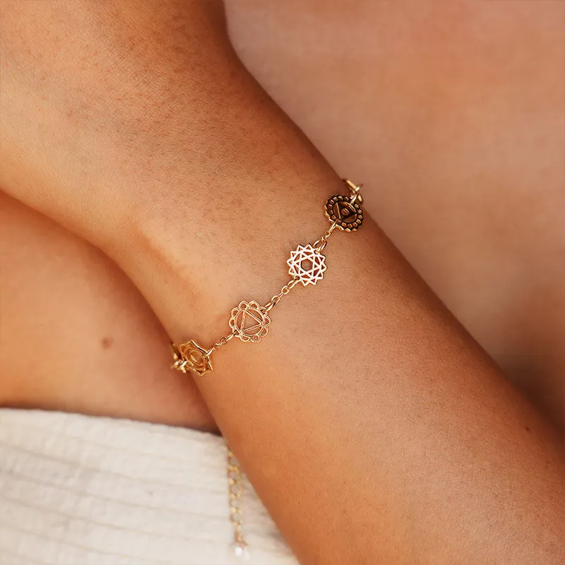 7 Chakras Bracelet sold by Lotus & Luna product image thumbnail 2