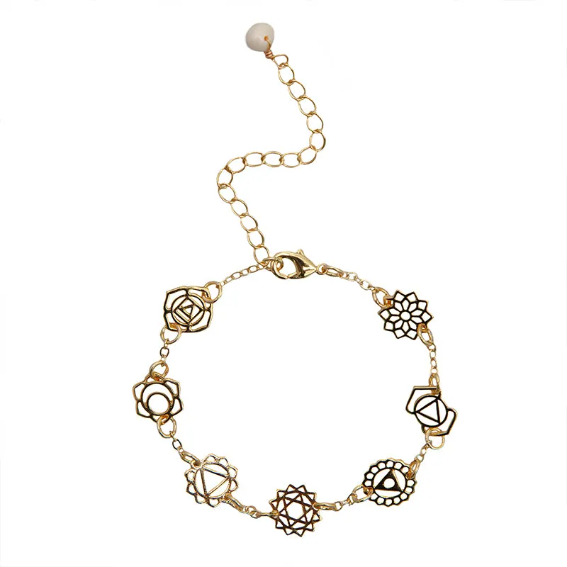 7 Chakras Bracelet sold by Lotus & Luna product image thumbnail 4