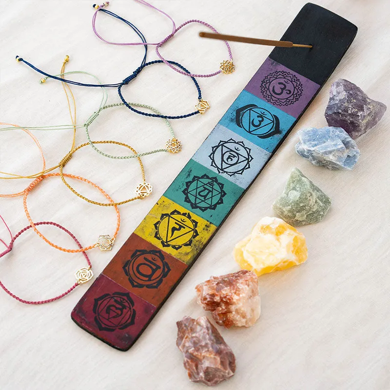 Solar Plexus Chakra Braided Bracelet sold by Lotus & Luna product image thumbnail 4