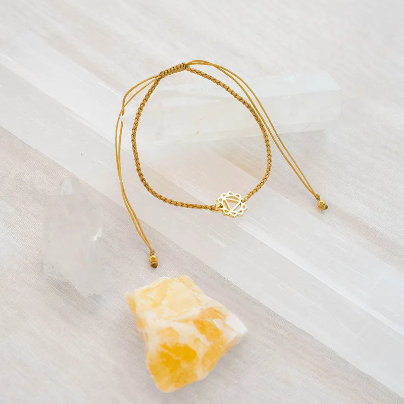 Solar Plexus Chakra Braided Bracelet sold by Lotus & Luna product image thumbnail 5