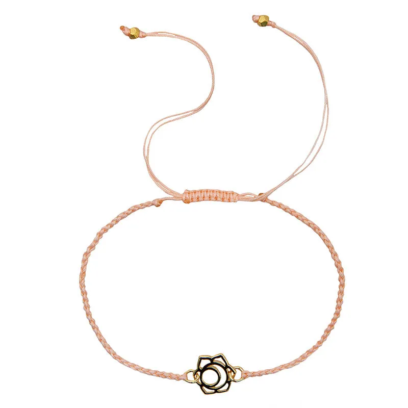 Sacral Chakra Braided Bracelet sold by Lotus & Luna