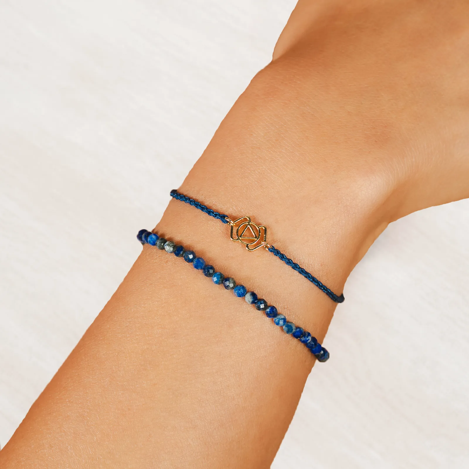 Third Eye Chakra Braided Bracelet sold by Lotus & Luna product image thumbnail 2