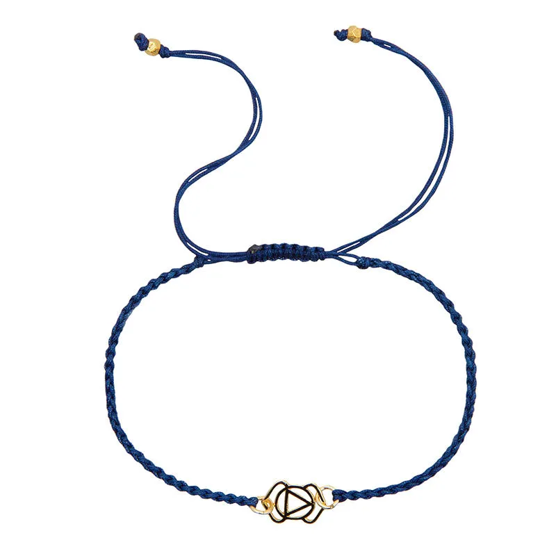 Third Eye Chakra Braided Bracelet sold by Lotus & Luna