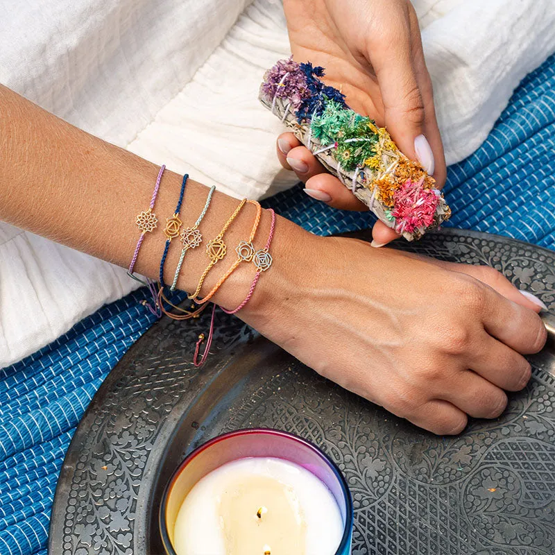 Third Eye Chakra Braided Bracelet sold by Lotus & Luna product image thumbnail 3