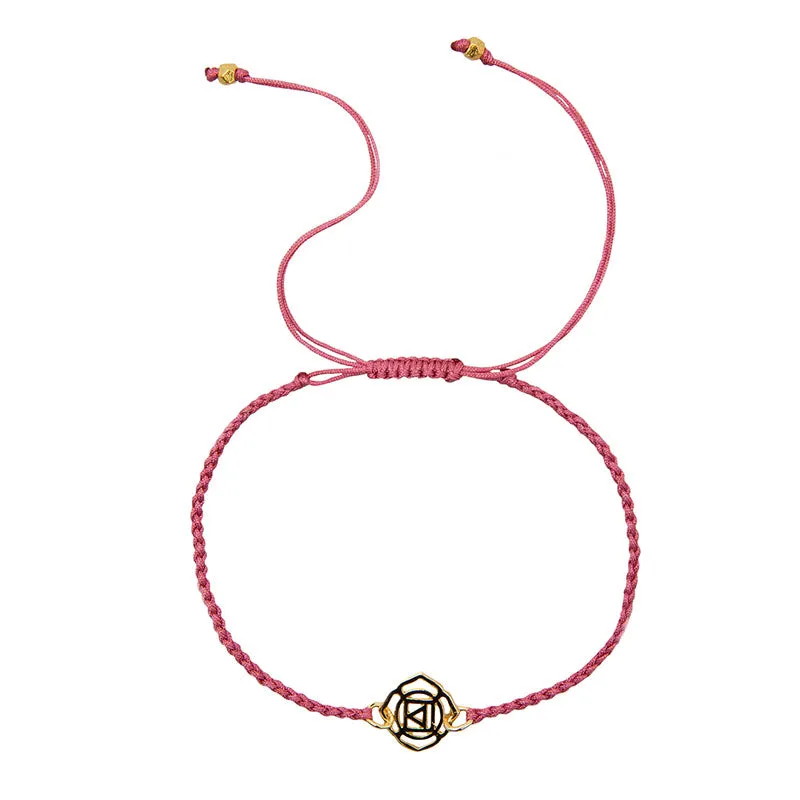 Root Chakra Braided Bracelet sold by Lotus & Luna