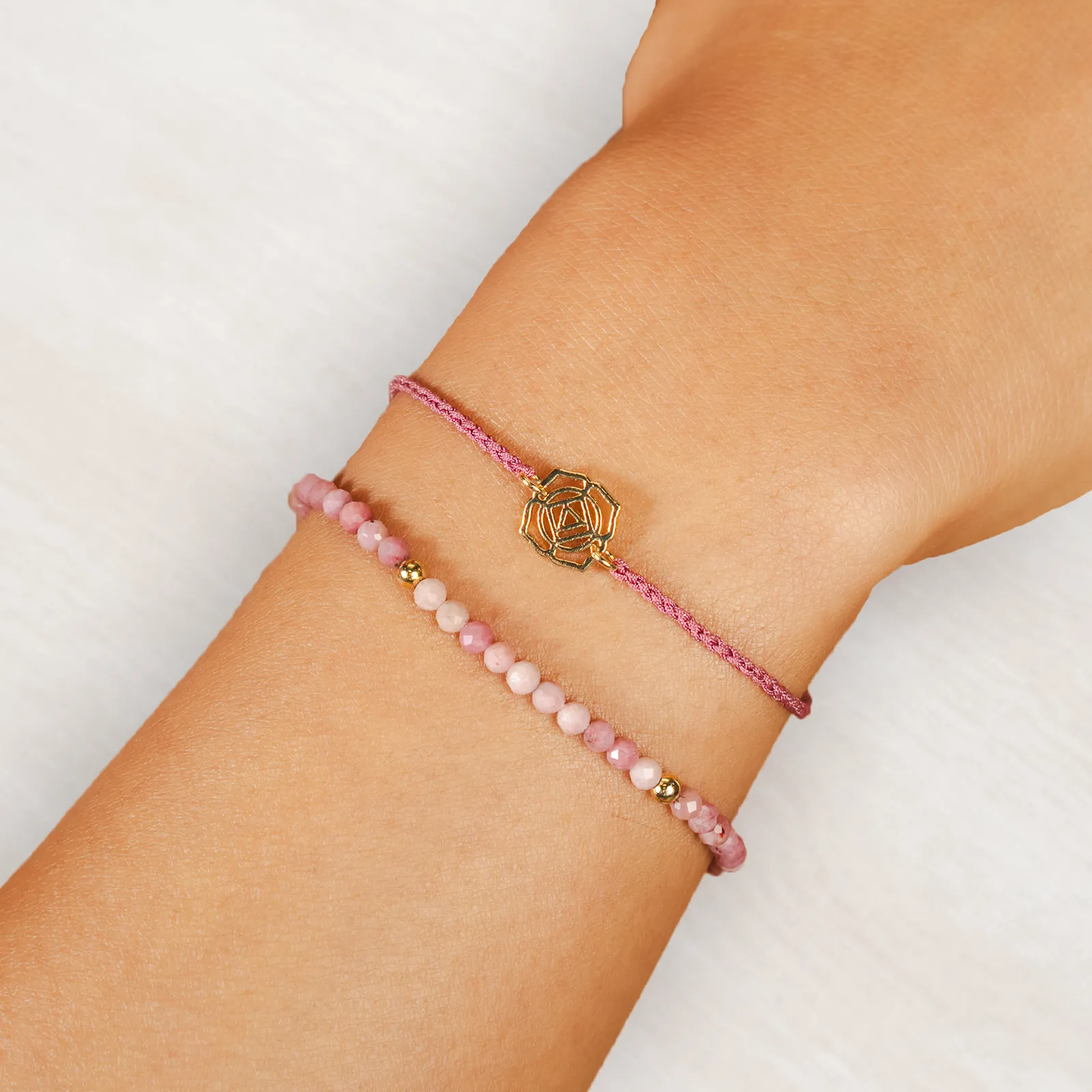 Root Chakra Braided Bracelet sold by Lotus & Luna product image thumbnail 2