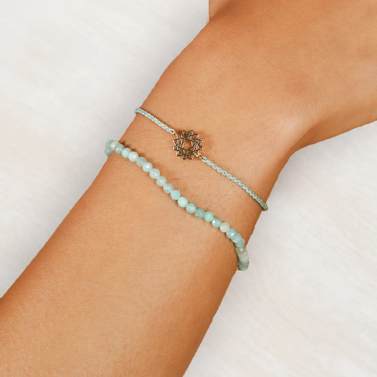 Heart Chakra Braided Bracelet sold by Lotus & Luna product image thumbnail 2