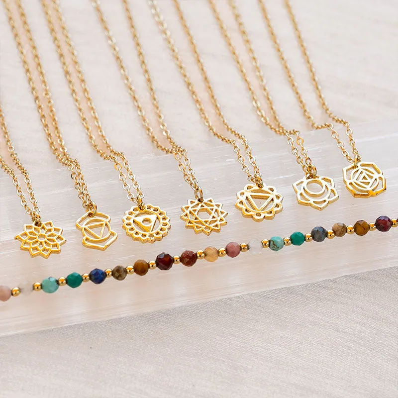 Sacral Chakra Necklace sold by Lotus & Luna product image thumbnail 4