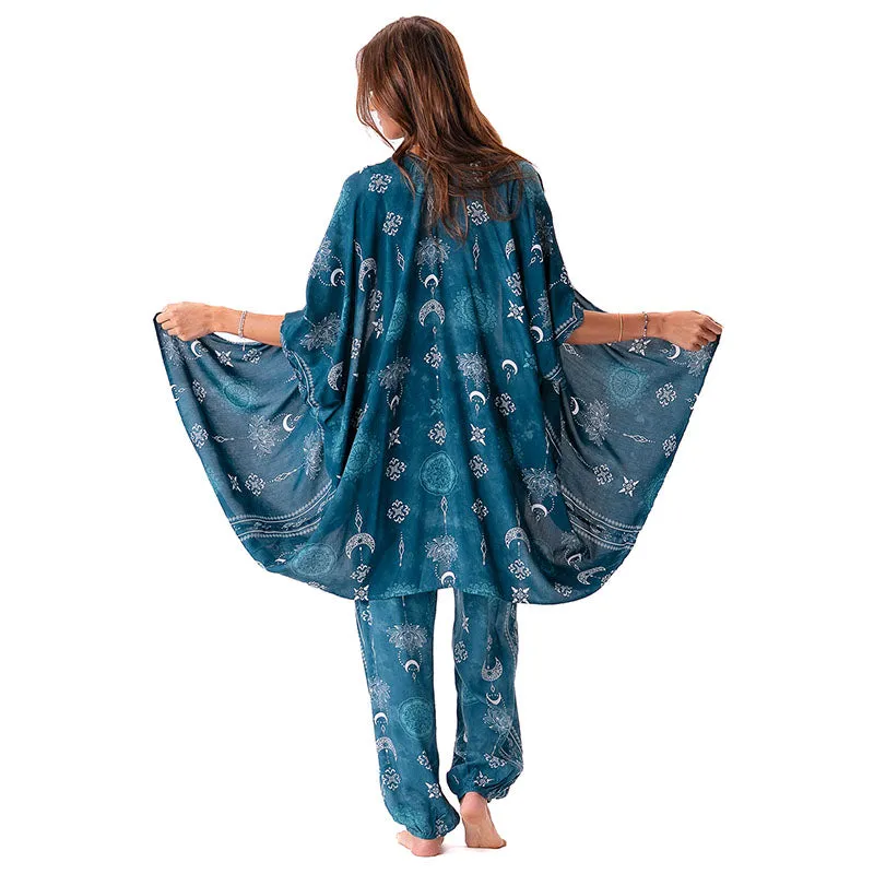 Cosmic Teal Lounge Set sold by Lotus & Luna product image thumbnail 5