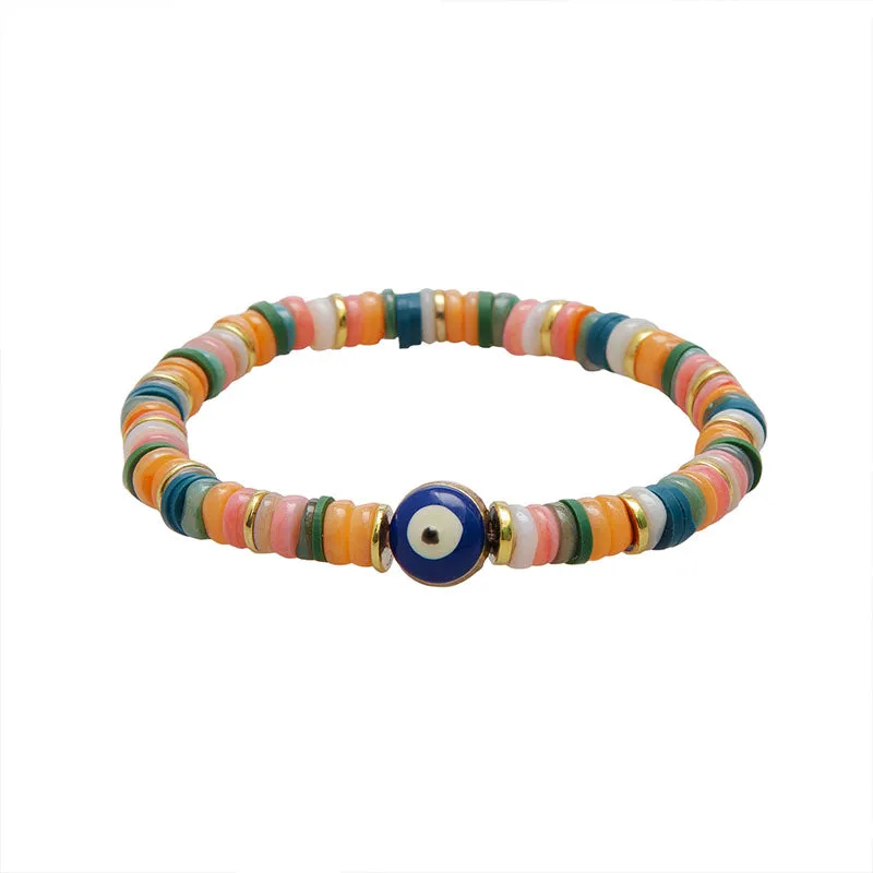 Sunset Gazer Evil Eye Bracelet sold by Lotus & Luna