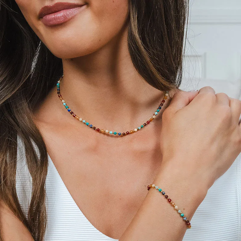 Divine Healer 3mm Necklace + Bracelet Set sold by Lotus & Luna