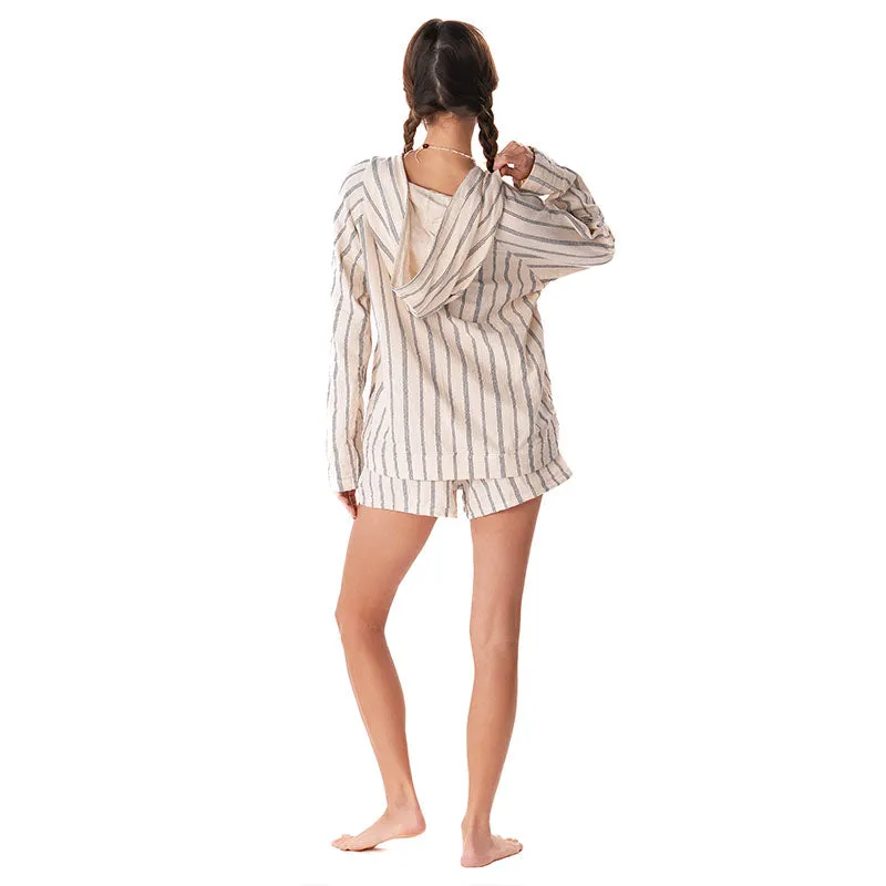 Sailor Stripe Baja Pullover sold by Lotus & Luna product image thumbnail 5