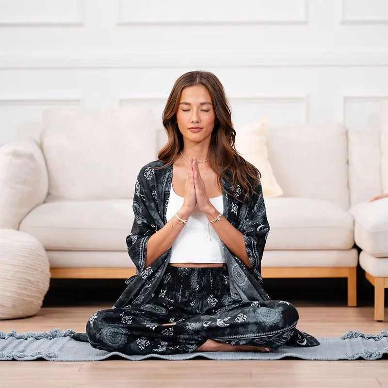 Midnight Lotus Moon Lounge Set sold by Lotus & Luna product image thumbnail 2