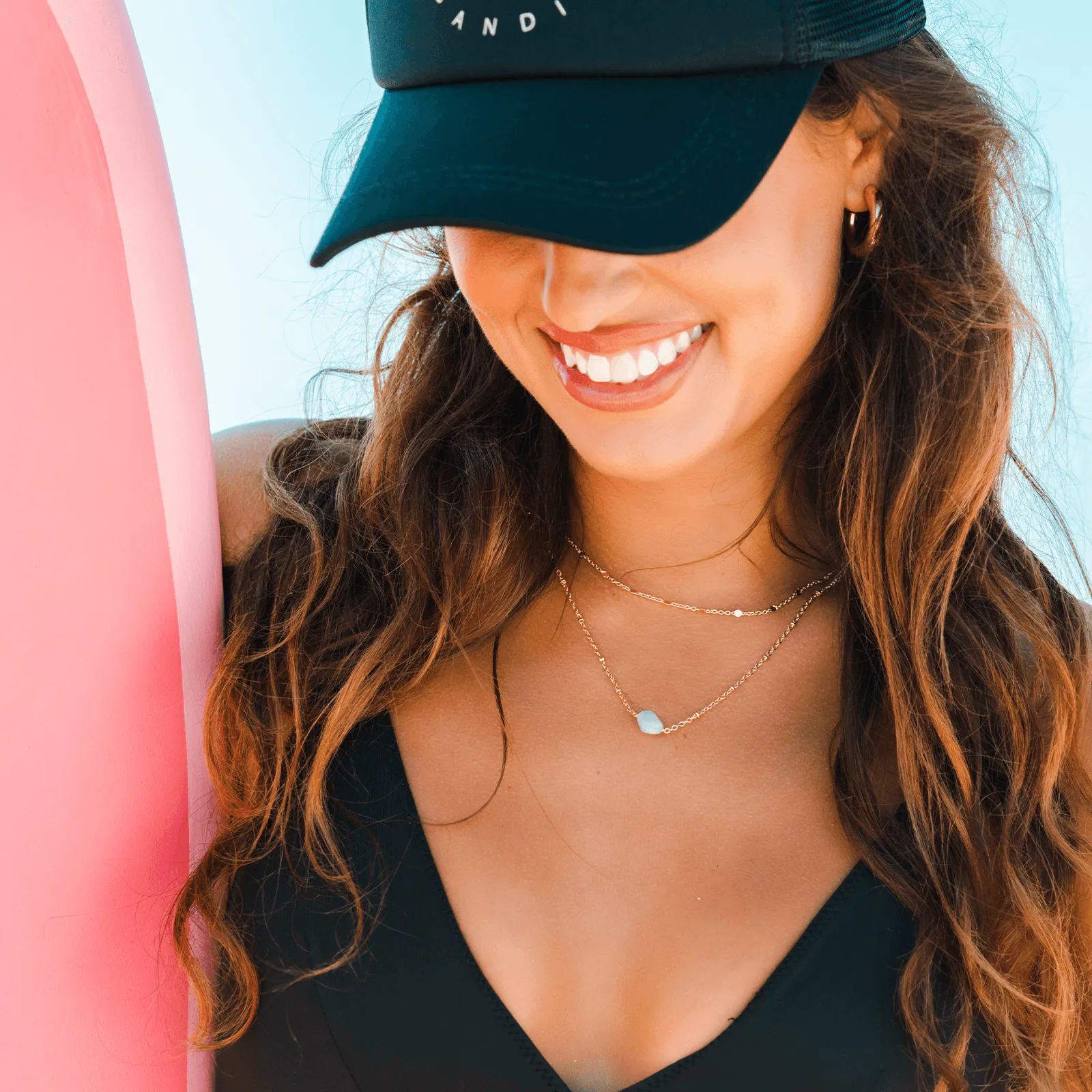 Aquamarine Necklace sold by Lotus & Luna product image thumbnail 2