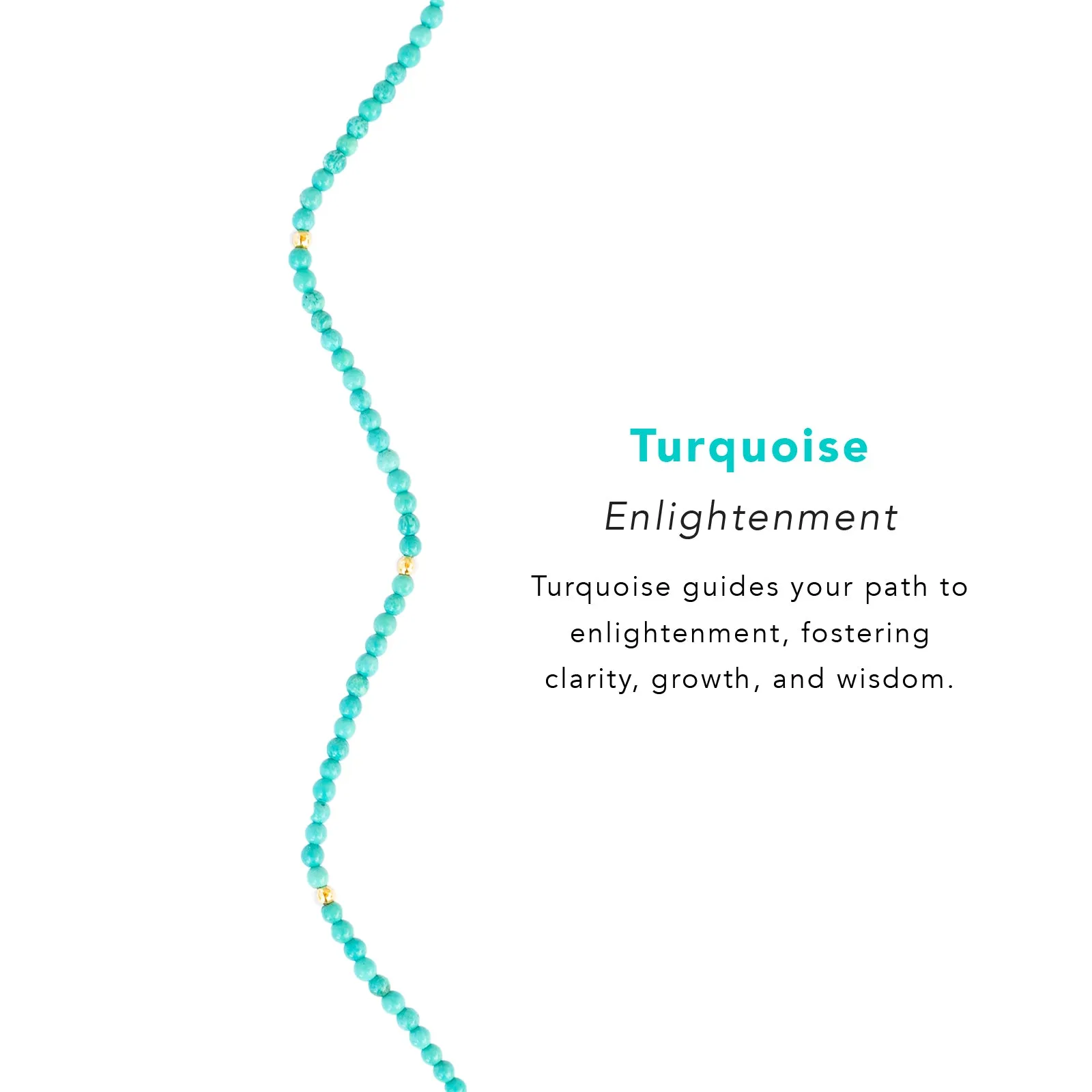 Enlightenment 2mm Metal Accent Healing Necklace sold by Lotus & Luna product image thumbnail 4