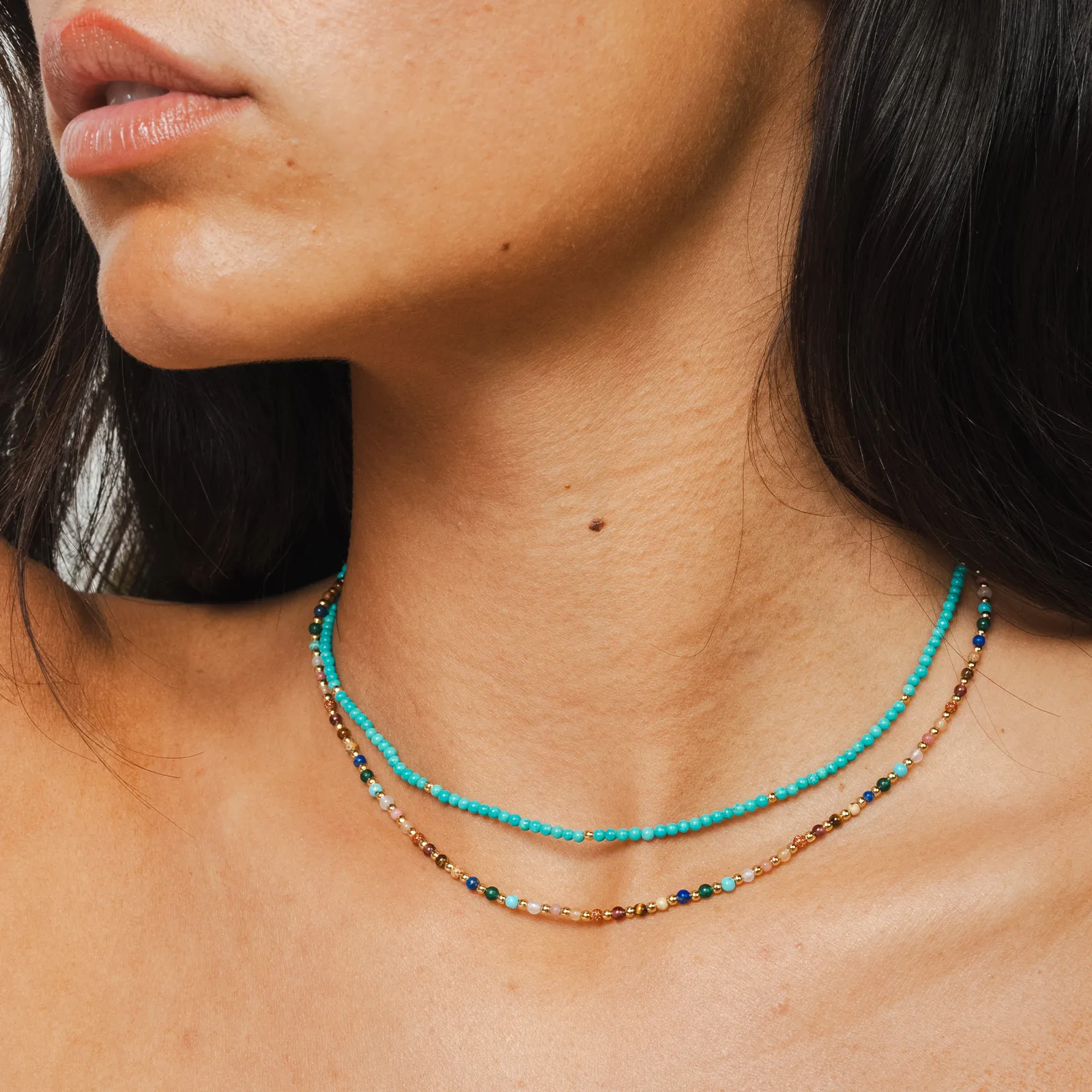 Enlightenment 2mm Metal Accent Healing Necklace sold by Lotus & Luna product image thumbnail 2