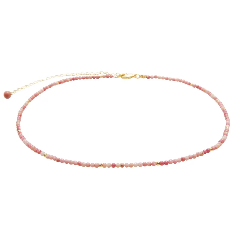 Compassion 2mm Metal Accent Healing Necklace sold by Lotus & Luna