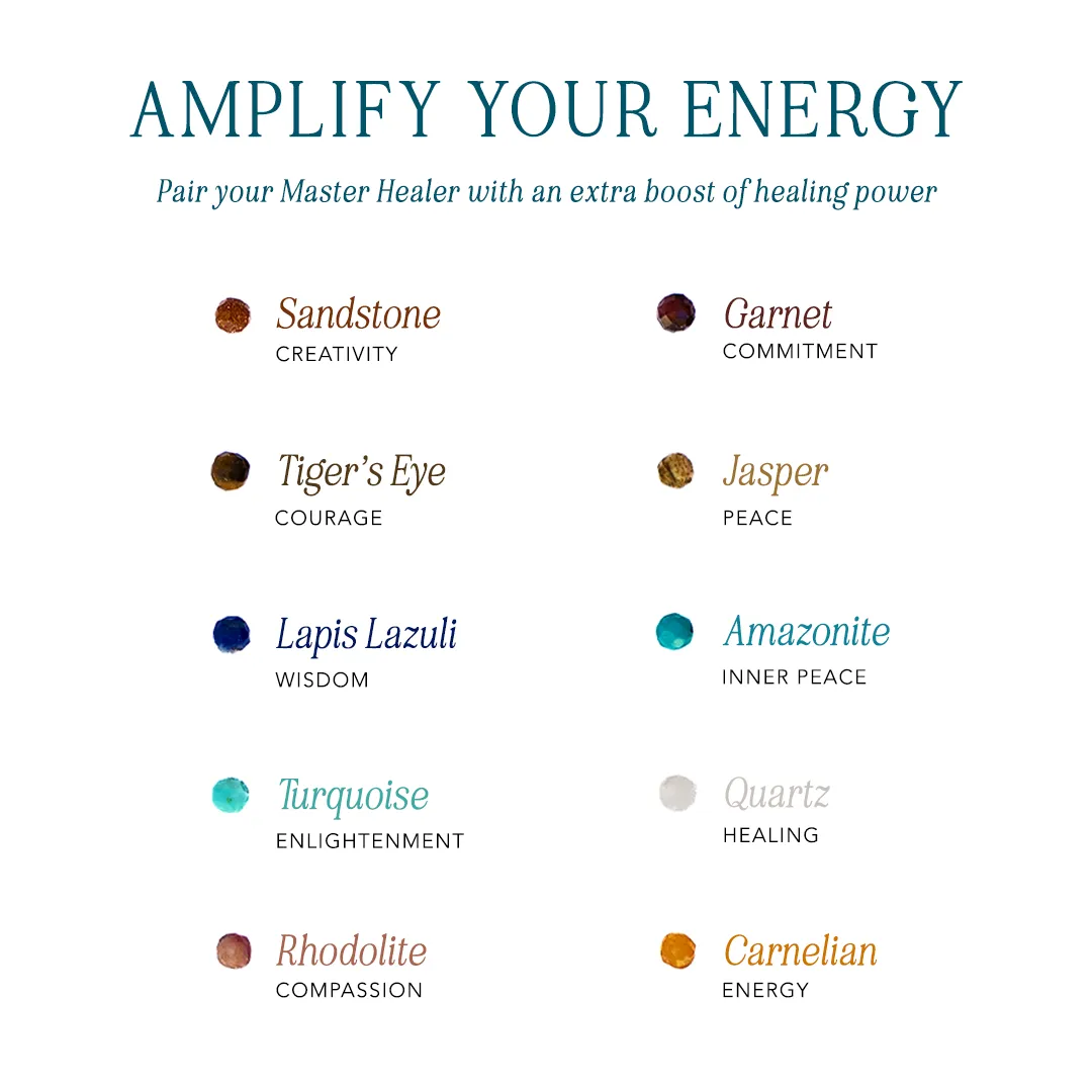 Vitality 2mm Metal Accent Healing Bracelet sold by Lotus & Luna product image thumbnail 5