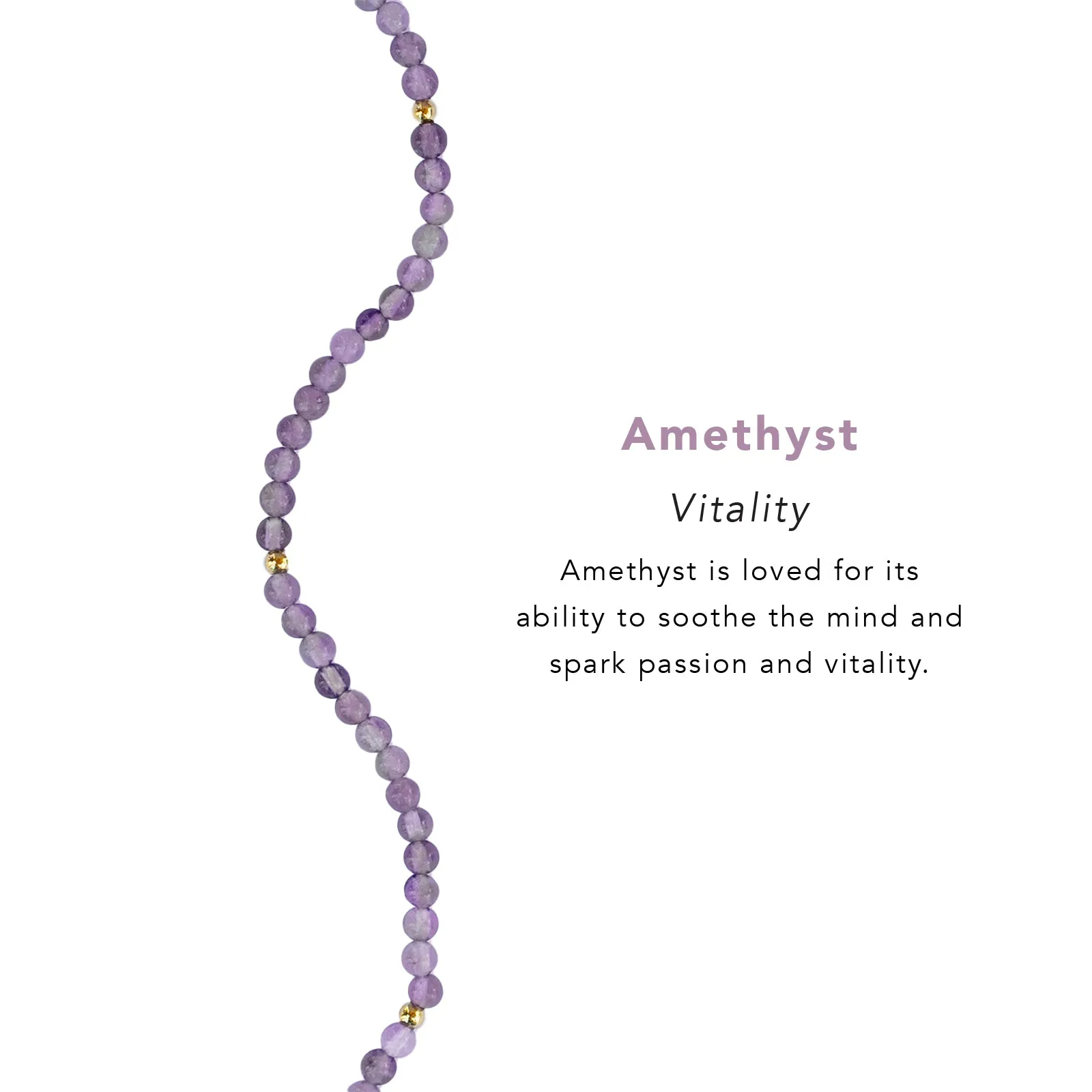 Vitality 2mm Metal Accent Healing Bracelet sold by Lotus & Luna product image thumbnail 4