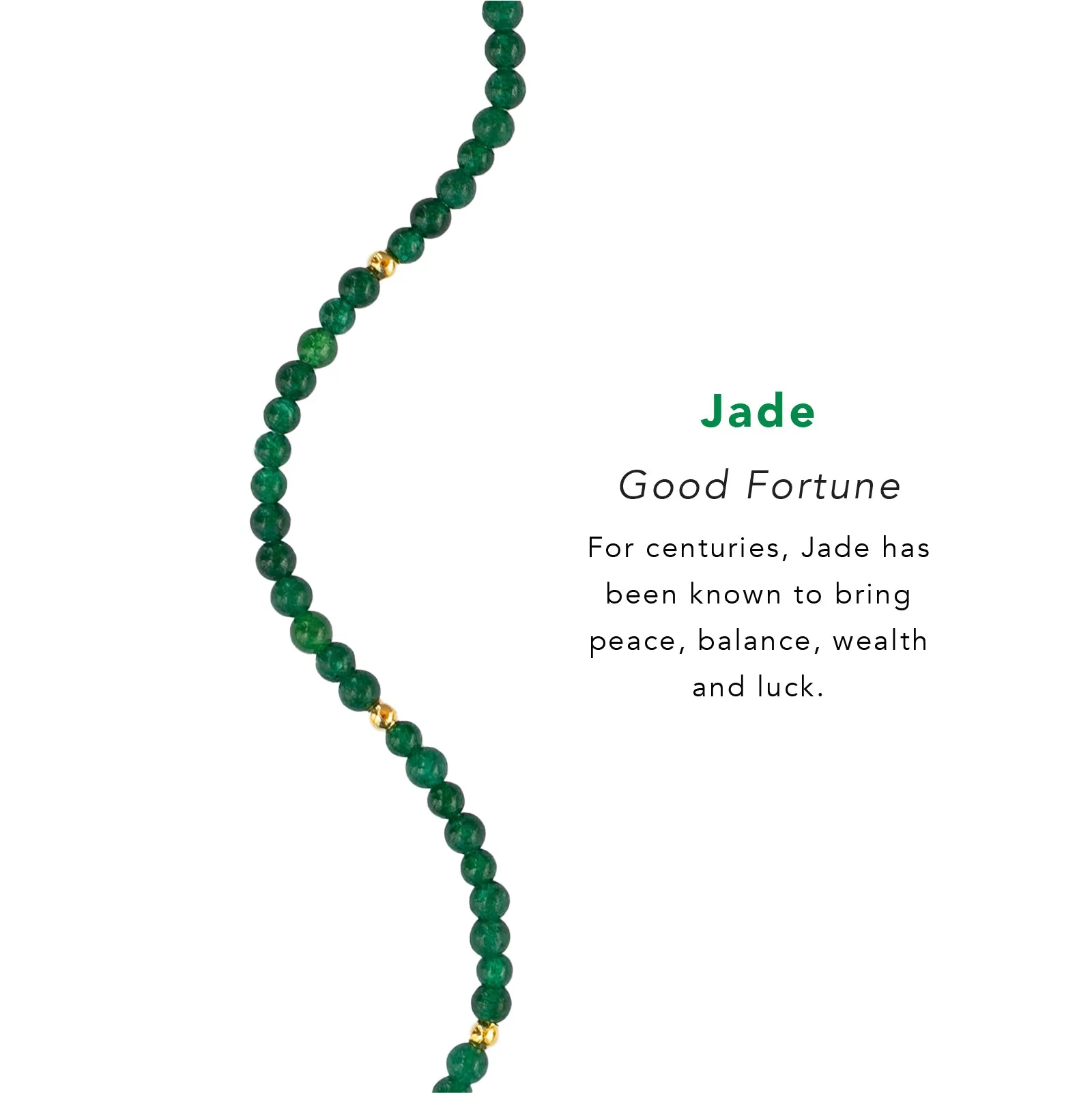 Prosperity 2mm Metal Accent Healing Bracelet sold by Lotus & Luna product image thumbnail 4