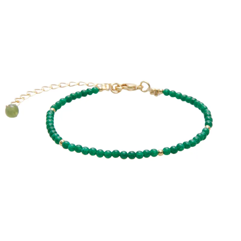 Prosperity 2mm Metal Accent Healing Bracelet sold by Lotus & Luna