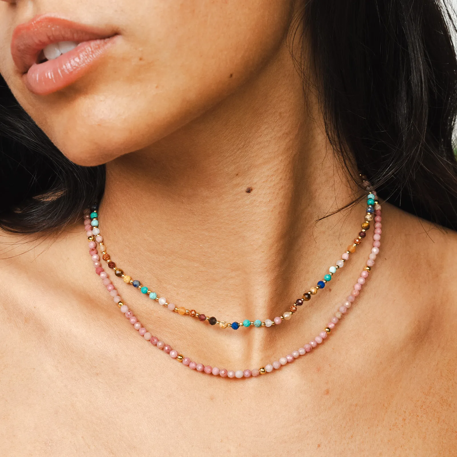 Compassion 3mm Healing Necklace sold by Lotus & Luna product image thumbnail 2