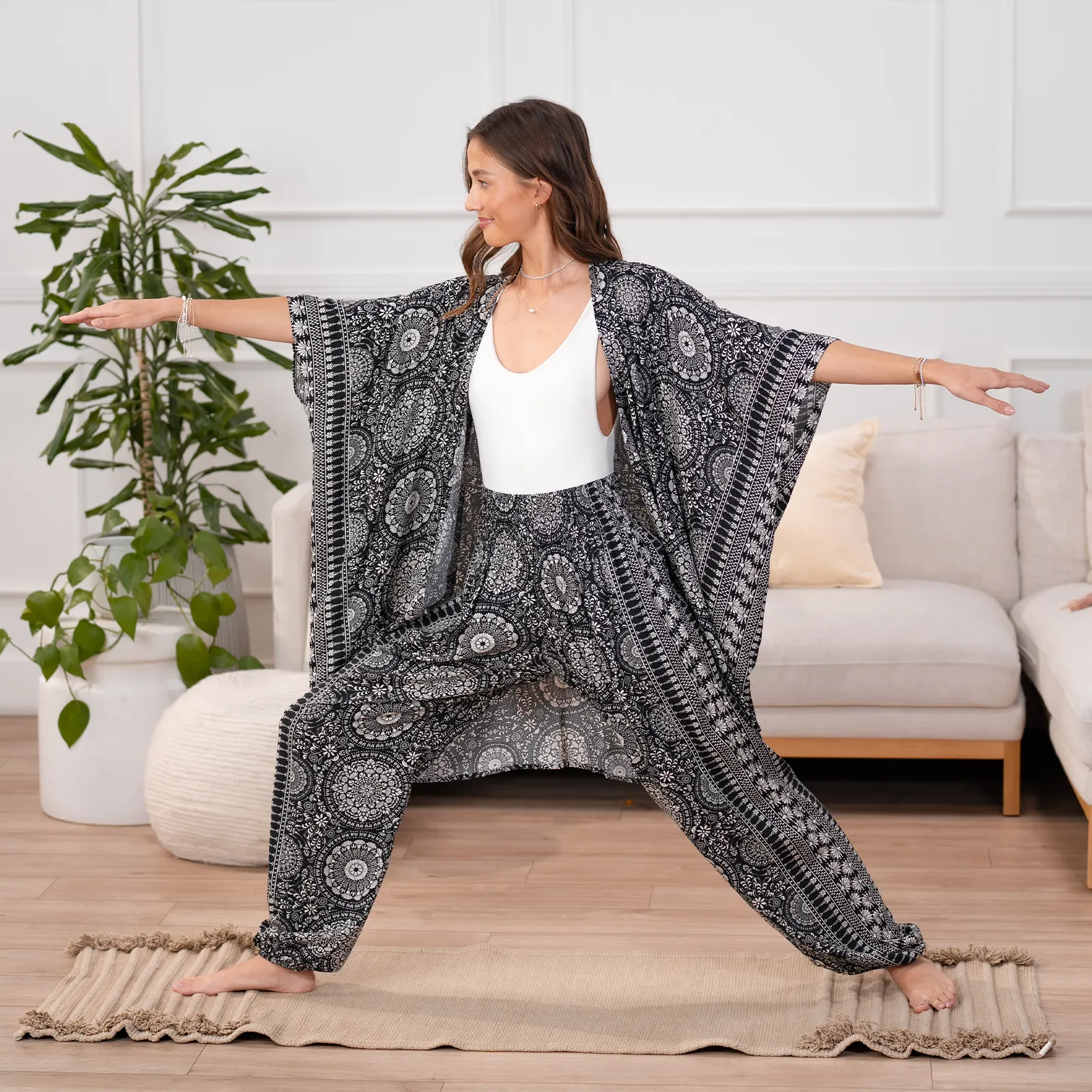 Dark Forest Kimono sold by Lotus & Luna product image thumbnail 2