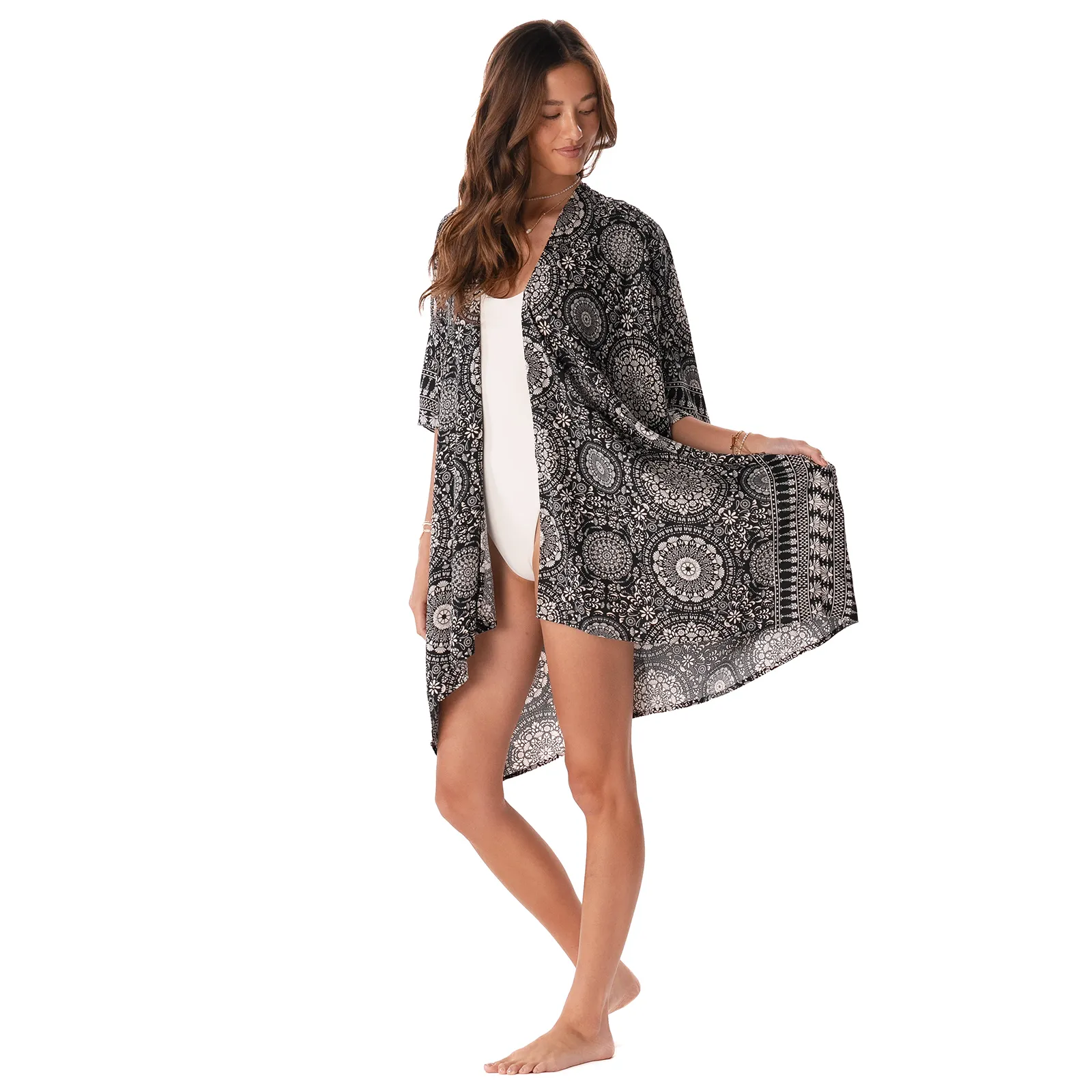 Dark Forest Kimono sold by Lotus & Luna