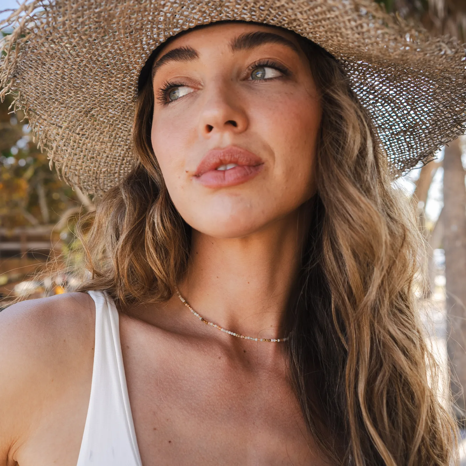 Peacemaker 2mm Metal Accent Healing Necklace sold by Lotus & Luna product image thumbnail 5